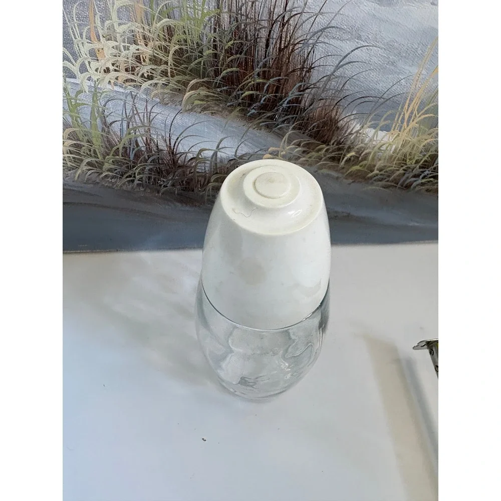 Vintage Gemco Glass Salt or Pepper Shaker 7.5 Inch